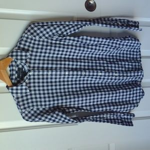 J Crew gingham boy shirt